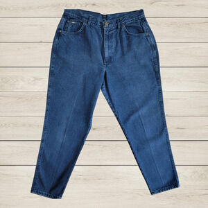 Vintage CHIC Jeans Women's 18P High-Rise relaxed Fit Tapered Ankle